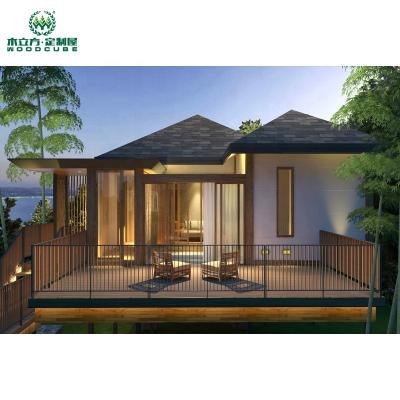 China Self-Heating Prefab Wall And Floor System Houses Standard Modern Luxury Villa 1 Bedroom Suite With Bath for sale