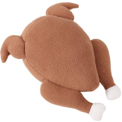 China Stored Pet Halloween Roast Turkey Smell Plush Toys Christmas Skin Food Game Interactive Exercising Dog Toys Bite Resistant Pet Products for sale