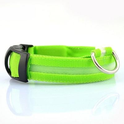 China Custom LED Lighted Up Pet Collar USB Rechargeable Pet Collar LED Lighted Up Flashing Dog Collar for sale