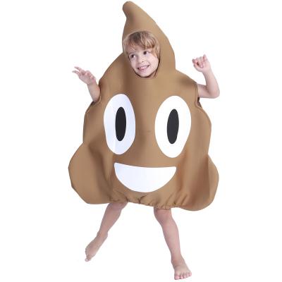 China Custom made costume kids holiday factory Halloween tunic kid Poo cosplay funny poop mascot for sale