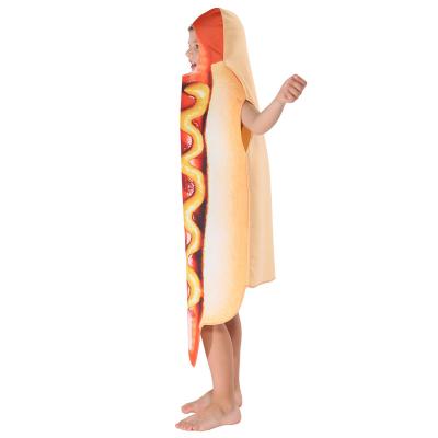 China Holiday Halloween Loq Moq cosplay costume for adult unisex funny food hot dog mascot costumes for kids for sale