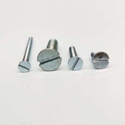 China High Precision Industry Grade Carbon Steel Countersunk Head Countersunk Screws for sale