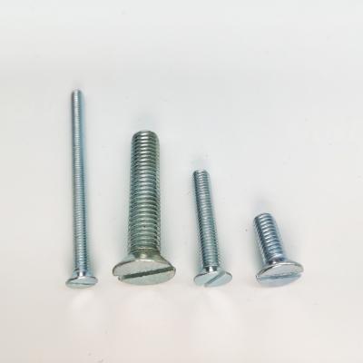 China Durable Carbon Steel And Zinc Plating High Quality Self Countersunk Slotted Industry Screw for sale