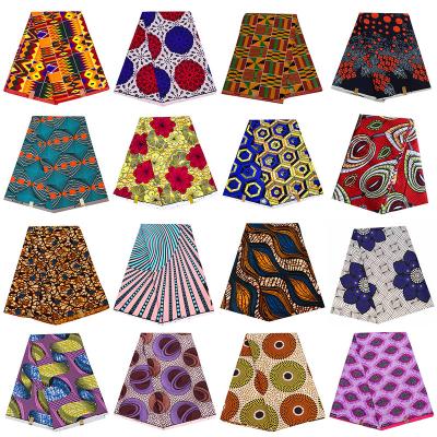 China Viable textile fabric wax printed cotton chiganvy polyester fabric wax oem fabric african batik fabric for sale