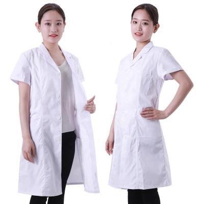 China Breathable White Men Women Doctors Nurses Pharmacy Lab Coats Syracuse Short Holy Cloth Long Sleeves White Dress Jumpsuit for sale