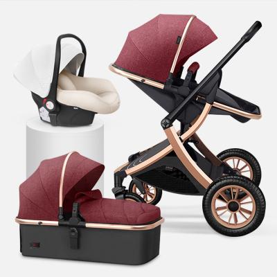 China 3 in 1 Baby Walker Hot Selling Baby Carriage Custom Stroller 3 in 1 Factory for sale