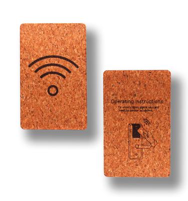 China ISO Standard 13.56MHZ RFID Contactless Card Convenient / Stable NFC Chip For Access Control System for sale