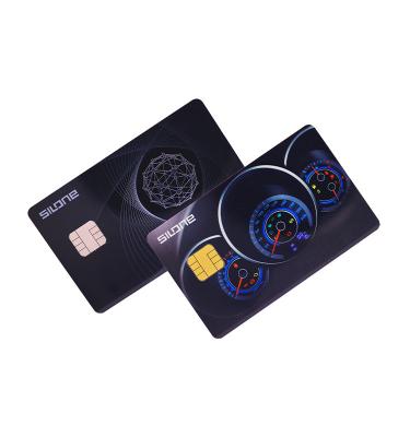 China High Security Customized PVC PC Metal PET High Security Cost Effective Dual Interface Card For ISO 7816 for sale