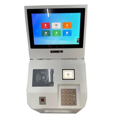 China Portable Kiosk For Instant Card Issuing With Card Printer For Bank /School/Government 86mm*54mm for sale