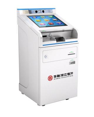 China SDK Self Service Card Issuing Kiosk Machine Bank Financial Equipment With Card Printer/CVV Burning for sale