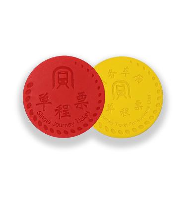 China Waterproof / Waterproof PVC 13.56mhz 125khz rfid metro tag for rail transit for sale