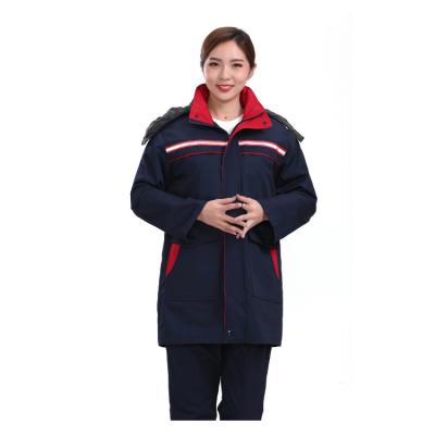 China Custom Cheap Cotton Construction Work Uniform Winter Air Conditioner Work Uniform for sale