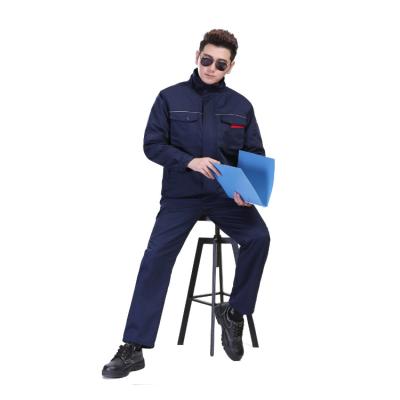 China Customizing Polyester Work Suit Or Industry Use Work Uniform Uniform With Reflector for sale