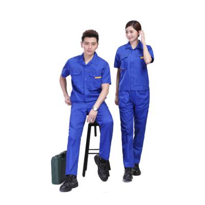 China Blue Working Welding Cotton Suit Uniform Fashion Work Uniform for sale