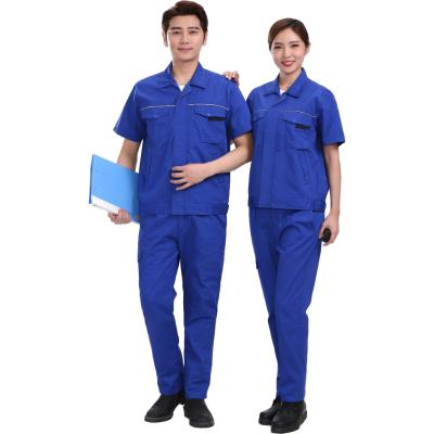 China Men's Comfortable Wearable Construction Insurance Polyester Overall Work Clothes for sale