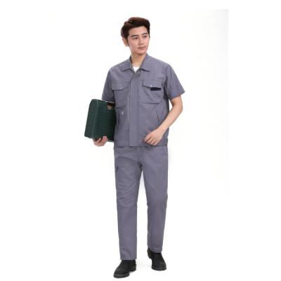 China Polyester Shirt Workwear Work Clothes And Custom Fashionable Work Cleaner Uniforms for sale