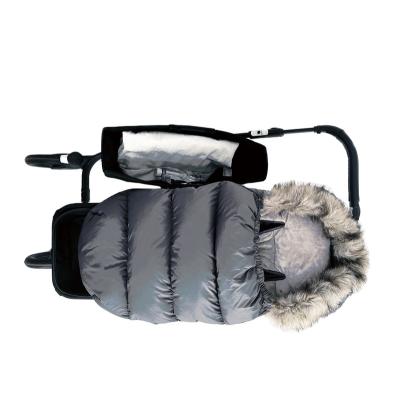 China Breathable Hot Sale Customized Baby Footmuff Warm Stroller Winter Weather Bouncing Sleeping Bags for sale