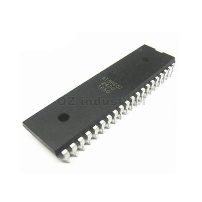 China As original DIP40 AT89C51 AT89C51-24 AT89C51-24PU 8-bit microcontroller from QZ AT89C51-24PU datasheet for sale