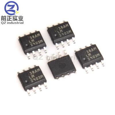 China QZ new and original warehouse electronic components low power industrial low compensated dual voltage comparators IC SOP8 LM2903M LM2903M for sale