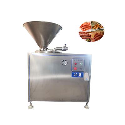 China Pneumatic meat processing plants enema sausage filling machine/meat sausage making machine/pneumatic sausage enema machine for sale