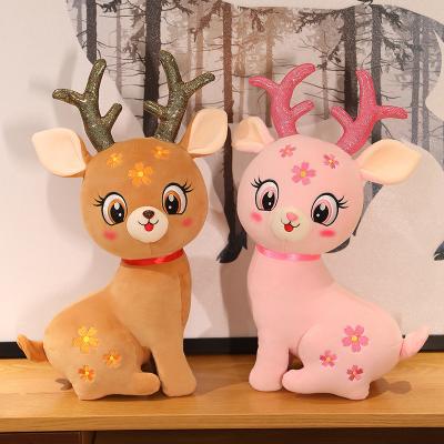 China New spot plush MOE plush sika deer doll plush sika deer toys custom logo soft toys for children cute gift zoo for sale