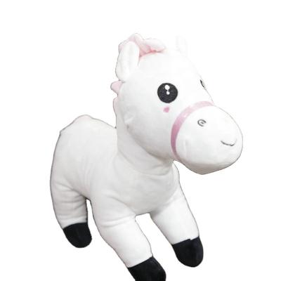 China Hot Selling Plush White Horse With PP Cotton Padded Plush Toy for sale