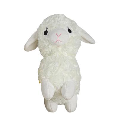 China Wholesale Kids Gift Factory Stock Plush Sheep Toys For Baby Lovely White Lamb Baby Toys for sale