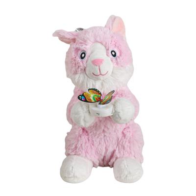 China Educational Kids Gift Kids Play Stuffed Animal Custom Cute Soft Glitter Plush Toy Naughty Cat Hand Puppet for sale