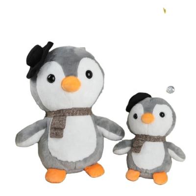 China Children's Toys Plush Stuffed Penguin Animal In Color-blocked With Different Size for sale