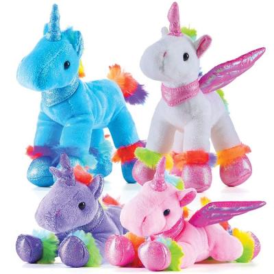 China Checks 2022 Wholesale Cute Soft Plush Doll OEM Unicorn Plush Anime Raninbow Unicorn Wing Unicorn Plush Toy Kawaii Toys Colorful for sale