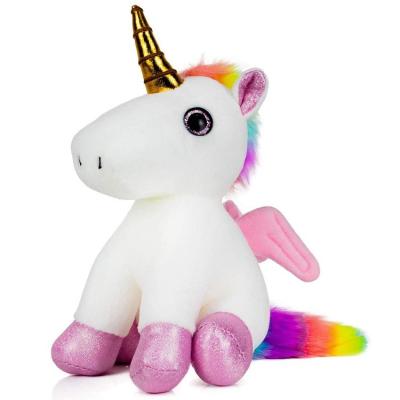 China 2022 Wholesale Soft Cute Unicorn Plush Doll OEM Unicorn Plush Anime Raninbow Stuffed Unicorn Plush Toy Kawaii Toys Colorful for sale