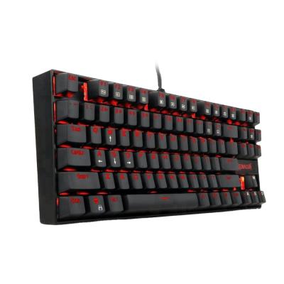 China Newest Plug and Play Professional K552 KUMARA Led Backlit 87 Keys Wired Mechanical Gaming Keyboard for sale