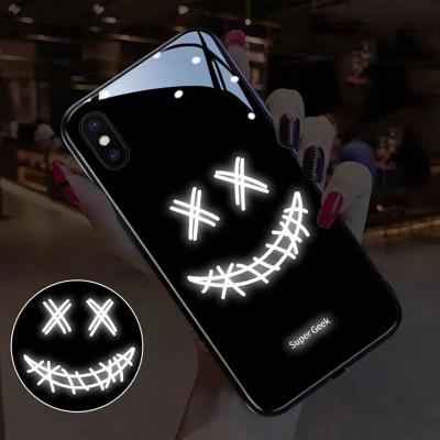 China Fashion Designer Anti-fall Pro Ring Light Glass Mobile Phone Case For 11 Luxury Phone Case For iPhone 12 pro for sale