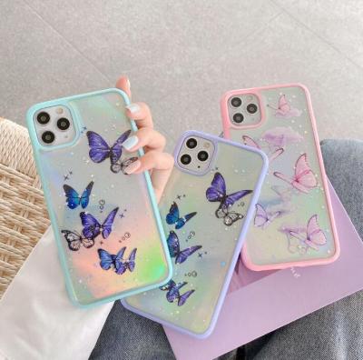 China Bling luxury Anti-fall sticker TPU PC phone cover skin cover mobile case for 12 11 pro X XS XR 7 8 plus 6 6S for sale