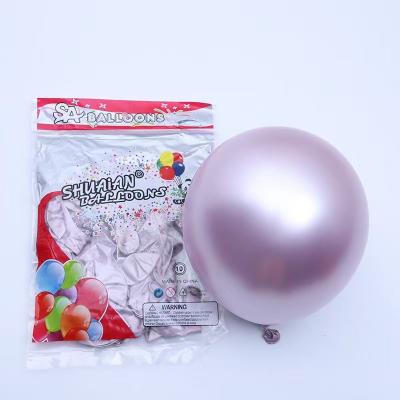 China Party decoration wholesale balloons High quality latex Metal chrom Balloon Fast delivery Party Wedding 10inch 12inch 18inch 36inch big balloon for sale