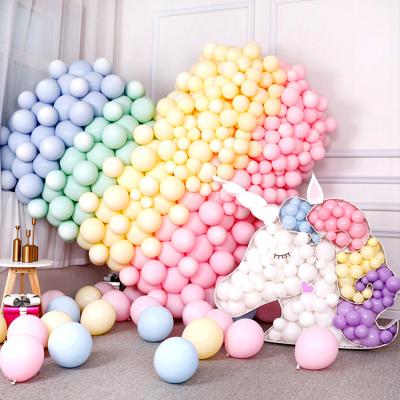 China Party decoration High Quality 18inch Round Latex Balloon Birthday Wedding Party Decoration Balloon Manufacturers Macaroon Metal chrom balloon for sale