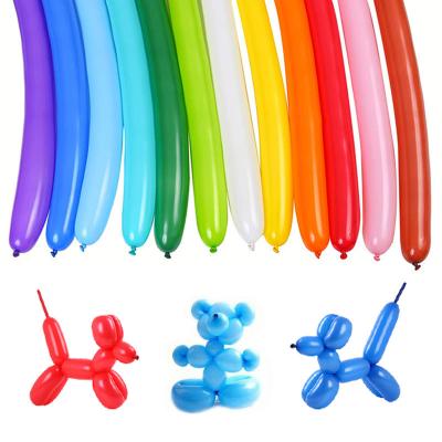 China Party decoration Wholesale  1.8g Long Balloon Modeling Magic Tying Twisting Balloons For Animal Flowers for sale