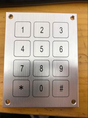 China chinese manufacture ip68 waterproof matrix 3X4 piezo keypad with higher quality for sale