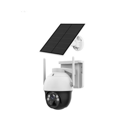 China Built-in Siren outdoor wireless 3g 4g security ip camera surveillance solar camera for sale