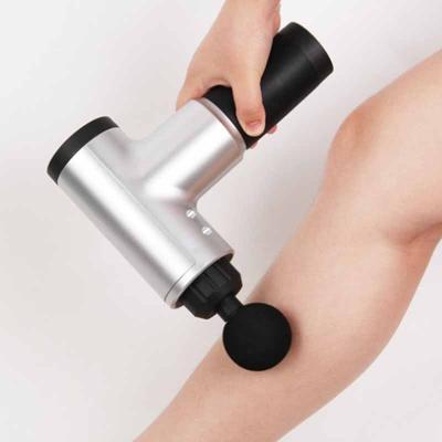 China Body Mutli Funtion Body Relax Massage Gun Muscle Tissue Sport Rechargeable Handheld Vibration Massager With Touch Screen for sale