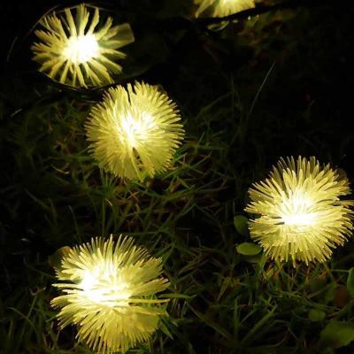 China Garden Christmas Plush Ball String 5m Solar Light 5m Solar Light Waterproof Led Garden Festival Light for sale