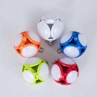 China Football Led Shape Home Indoor Expanding Highlight UFO Folding Light Type Light for sale