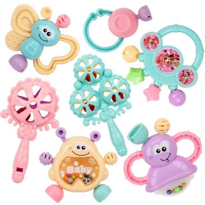 China Soft Toy Hot Selling Baby Teethers , BPA Free Infant Rattle Toys Set for sale