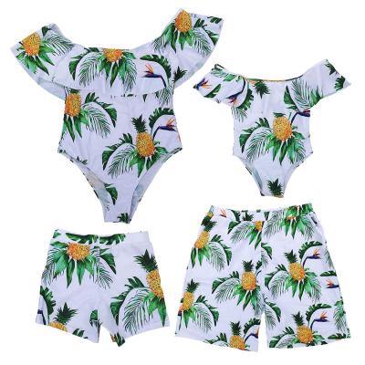 China Family Swimwear Mother Daughter Bikini Breathable Matching Swimsuit For Mom And Daughter Swimwear Baby Kids Child Beach Female Swimwear for sale