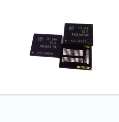 China Electronic Components KMGX6001BM-B514 EMCP32+4 eMMC+LPDDR3 32GB NAND Flash Memory IC Chip BGA221 Soldered Ball Pins for sale