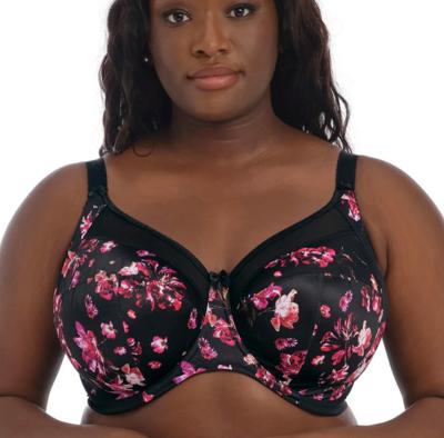 China OEM Africa Breathable Pad Plus Size Full Cup Wireless Ultimate Lift And Strong Support Straps Band Wire Free Plus Size Bra for sale