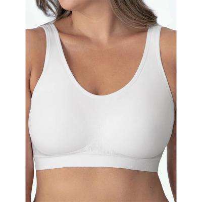 China High Quality Daily Comfort Shaper Wireless Bras Antibacterial In Running Compression Women's Seamless Bra for sale