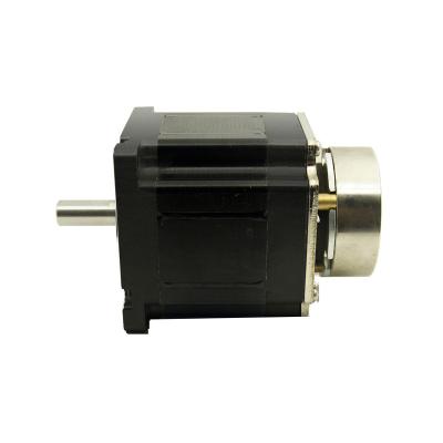 China NEMA34 size 86mm Stepper motors with brake motor torque 4.5N.m(643oz-in) shaft diameter 12.7/14mm 6.0A for sale