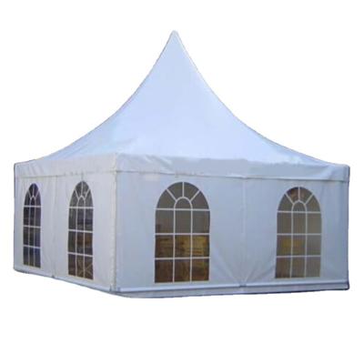 China 3x3 5x5 6x6 Aluminum White Steel PVC Pagoda Marquee Tent For Sale 3x3m for sale