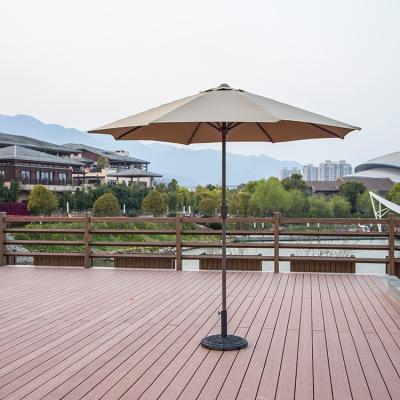 China Modern Value 2.7M Beautiful Polyester Garden Top Umbrella For Cafe for sale